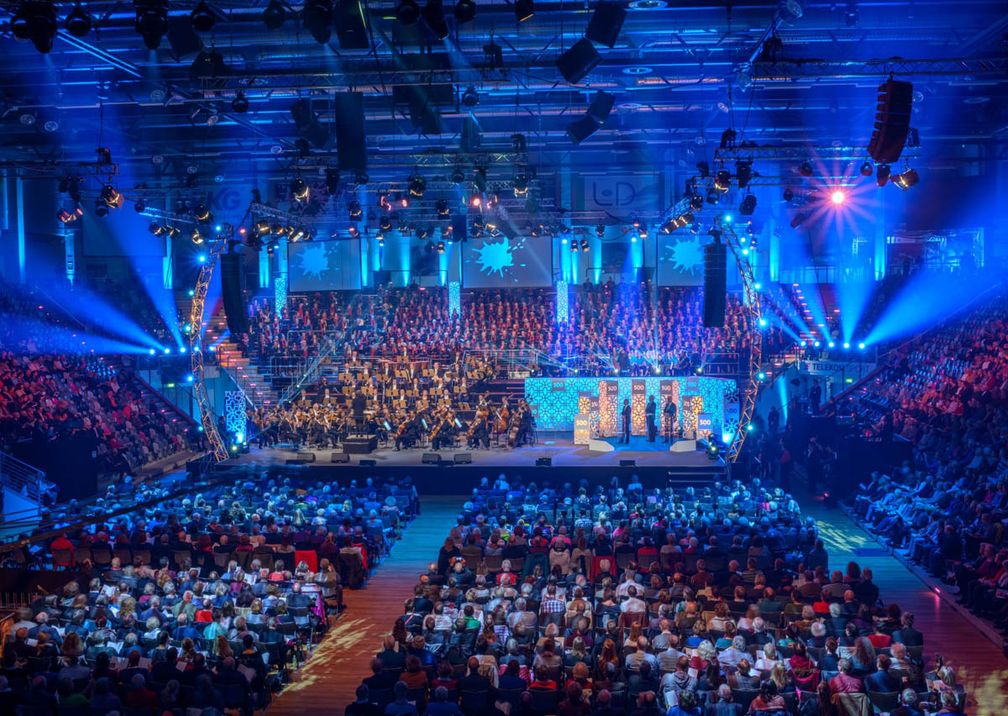 500 Jahre Martin Luther Bühne Saal