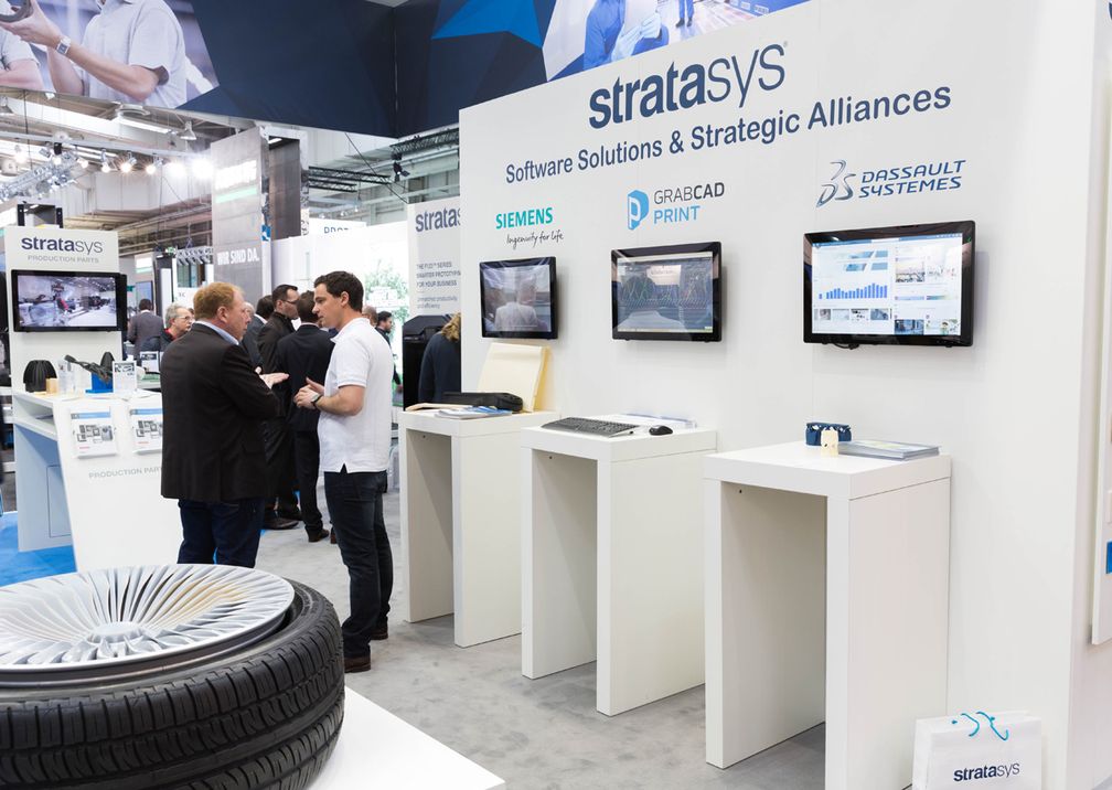Hannover Messe Stratasys Messestand
