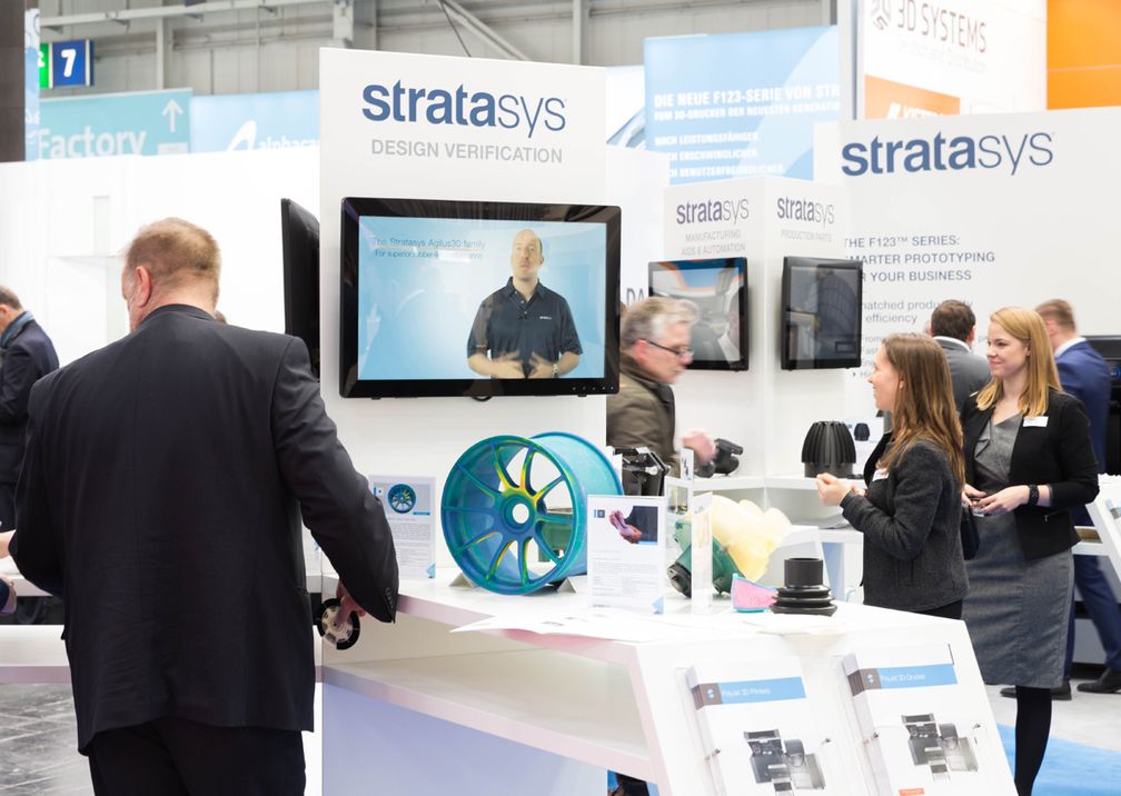 Hannover Messe Stratasys Messestand