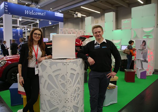 Swoofle Messestand G+B und ATOMIC Rental Solutions